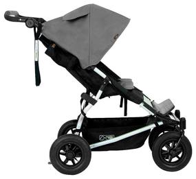img 3 attached to Stroller for twins Mountain buggy Duet, silver, chassis color: silver