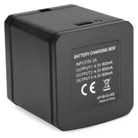 img 3 attached to Telesin 3 Battery Charger for GoPro HERO 8/7/6/5 Black