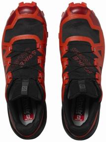 img 4 attached to Кроссовки Salomon, размер 5 / 23, Black/Racing Red/Red Dahlia