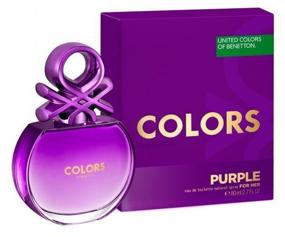 img 3 attached to 💜 UCB Colors de Benetton Purple EDT, 80ml