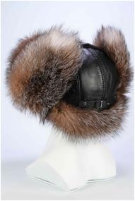 img 4 attached to Ушанка Darga Hats 35 цвет Терракотовый темный размер 58-59