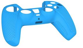 img 2 attached to Sony PlayStation 5 DualSense Silicone Case for PS5 Controller (blue)