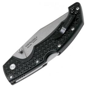 img 2 attached to Folding knife Cold Steel Voyager Large Clip Point Plain Edge (29AC) black