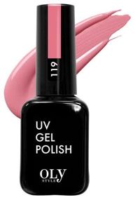 img 1 attached to Olystyle UV Gel Polish, 10 ml, 119 pink peony