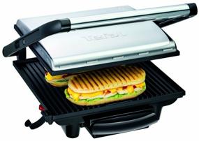 img 3 attached to Grill Tefal Panini Grill GC241D, silver/black