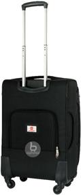 img 4 attached to Woven 4 Wheel Suitcase / Luggage / Medium M / 85L / Durable and Waterproof / Fabric