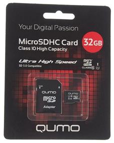 img 4 attached to Memory card Qumo microSDHC 32 GB Class 10, UHS-I, R 90 MB/s, adapter to SD