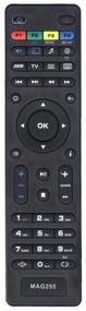 img 1 attached to Remote control Gwire 95003 for set-top boxes MAG-245, MAG-250, MAG-254, MAG-255,MAG-260, MAG-270, MAG-275 HD IPTV, black