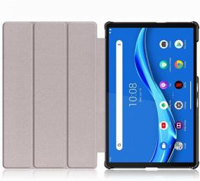 img 4 attached to 💙 Exquisite Blue Luxury Tablet Case for Lenovo Tab M10 FHD Plus TB-X606X and TB-X606F