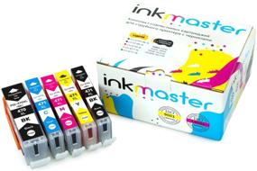 img 4 attached to Inkmaster PGI-470/CLI-471 XL Cartridge Kit for Canon Pixma-TS5040, TS6040, TS8040, TS9040, MG5740, MG6840, MG7740, Multicolor