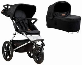 img 4 attached to Universal stroller Mountain buggy Terrain (2 in 1), onyx