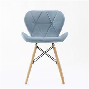 img 2 attached to Chair STOOL MARKET Barneo N-42 Perfecto velor grey-blue VL HLR-17