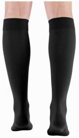 img 1 attached to medi mediven plus 201/202 anti-varicose knee socks, class 2, size: 4, length: 39-44 cm, black