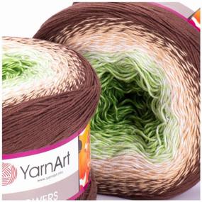 img 4 attached to YarnArt Flowers, 55% cotton, 45% acrylic, 250 g, 1000 m, 1 piece, 272