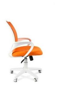 img 2 attached to Computer chair Chairman 696 office, upholstery: textile, color: white/orange