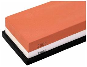 img 1 attached to Sharpening stone Tuotown water 3000/8000, yellow/white