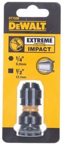 img 3 attached to Adapter for impact wrenches hex 1/4”F - square 1/2”F DEWALT DT7508