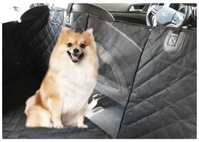 img 4 attached to Back seat dog hammock, dog carrier/pet/cat hammock/car hammock