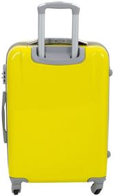 img 3 attached to TEVIN case, polycarbonate, support legs on the side, 120 l, size L, yellow