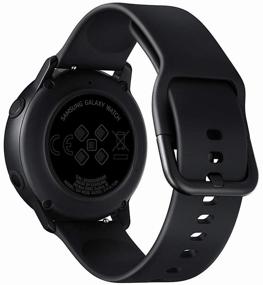 img 4 attached to 🖤 Black Satin Samsung Galaxy Watch Active with Wi-Fi and NFC - Smartwatch