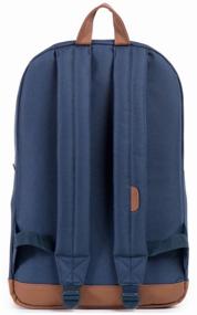 img 2 attached to Herschel Pop Quiz 22 Urban Backpack, Navy/Tan Synthetic Leather
