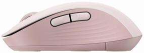 img 4 attached to Logitech Signature M650 Wireless Mouse, pink