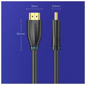 img 2 attached to Cable Mindpure HDMI - HDMI 2.1 8k 60Hz, 4k 120Hz, HDR, eARC, HD007 1m.