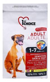 img 3 attached to Dry dog ​​food 1st Choice for healthy skin and coat, lamb, fish, with brown rice 1 pack. x 1 pc. x 7 kg