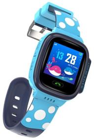 img 2 attached to PALEOHORA Y92 Smart Watches PRO for Kids - Full Touch HD IPS Screen, GPS Tracker, SOS Button, Camera, Flashlight, Own SIM Card (Blue) - iOS/Android Compatible
