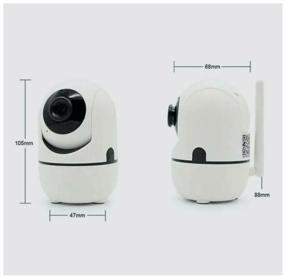 img 2 attached to PTZ IP Camera WiFi Video Babysitter HD 1080p, 360 Rotation, Video Baby Monitor, White