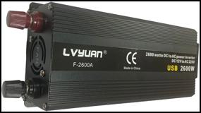 img 3 attached to Car voltage converter inverter Lvyuan 2500w -2600w 12v-220v Power inverter
