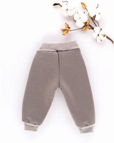 img 2 attached to Baby trousers/ Baby pants/ Pants/ Snotty footer with natchez, grey p 74