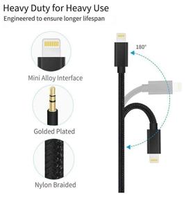 img 3 attached to Cable Audio AUX Lightning to mini jack 3.5 mm (male)