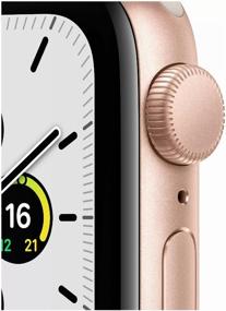 img 1 attached to 🌟 Golden/Shining Star Apple Watch SE 40mm Aluminium Case RU Smart Watch: A Stylish and Affordable Timepiece