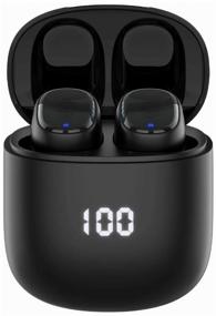 img 4 attached to Wireless Earphones With Air Buds Pro Microphone Black, Deppa