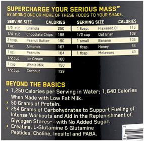 img 4 attached to Gainer Optimum Nutrition Serious Mass, 2720 g, banana
