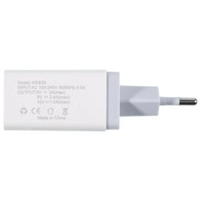 img 1 attached to Quick charge 3.0 for Samsung, Xiaomi, Huawei, iPhone 45W, 3.6-12V, 3.1A 4 USB connector for phones, tablets, QC3.0, QC2.0