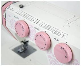 img 2 attached to Pink Janome 25 Sewing Machine in White/Pink