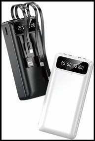 img 2 attached to Power Bank Premium HUD SP / 30000 mAh / Top Bank for Phone & Laptop / External Battery with Quick Charge / Charger / Black
