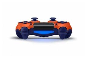 img 1 attached to Orange Wireless Gamepad Joystick 🎮 for PS4/PC - Enhanced Gaming Experience