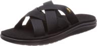 teva womens slide sandal medium women's shoes ~ athletic logo