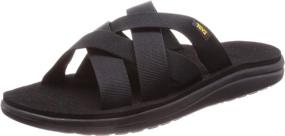 img 4 attached to Teva Womens Slide Sandal Medium Women's Shoes ~ Athletic