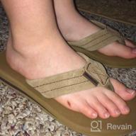 img 1 attached to Quiksilver CARVER SUEDE Flip Flop: Trendy Toddler Boys' Shoes and Sandals review by Keith Stuckey