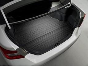 img 2 attached to 🚗 MAXpider M1HD0941309 Custom Fit Kagu Rubber Cargo All-Weather Floor Mat for Honda Civic Hatchback Models (Black)