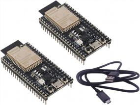 img 4 attached to Pack Of 2 RCmall ESP32-S2-Saola-1R Dev Kits - High-Performance Espressif Development Boards With Wi-Fi MCU ESP32-S2 WROVER, 4MB Flash And 2MB PSRAM, And Micro USB Cable For Seamless Connectivity