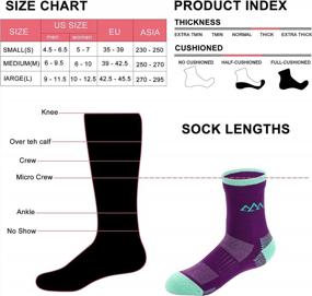 img 1 attached to 🧦 innotree 3-Pack Women's Merino Wool Hiking Socks: Half Cushioned, Moisture-Wicking Thermal Socks for Hiking, Quarter Crew Style
