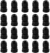 cable gland -lokman 20 pack pg7 plastic waterproof adjustable 3-6.5mm cable gland connectors cable gland joints with gaskets, black (pg7) logo