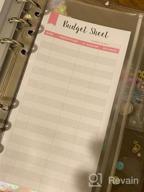 img 1 attached to Track Your Finances With Ease - Set Of 60 A6 Budget Sheets For Budget Planner Binder review by Alex Marshall