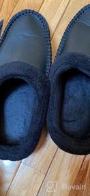 img 6 attached to Оставайтесь уютными и удобными с кожаными тапочками ручной работы AKK - идеально подходит для ношения в помещении и на улице!