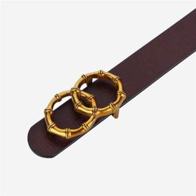 img 3 attached to Womens Vintage Skinny Fashion Designer Women's Accessories : Belts